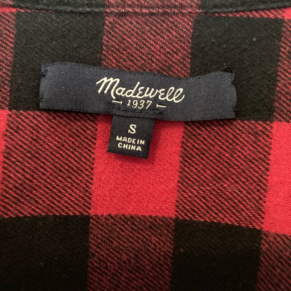 Madewell Flannel Courier Shirt in Buffalo Check - Picture 3 of 8